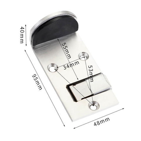 Stainless Steel Door Stopper with Strong Hold