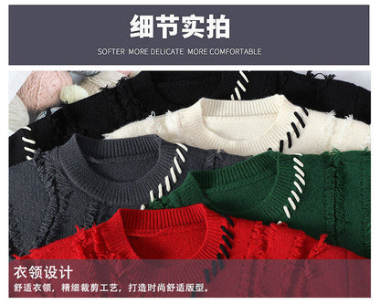 Stylish Patchwork Turtleneck Men's Sweater