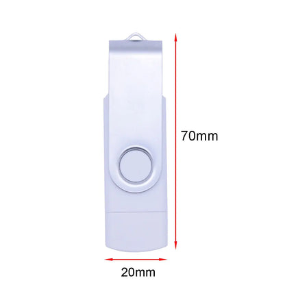 Clé USB rotative 2 en 1 Type-C 