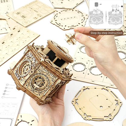 Robotime 3D Starry Night Music Box Kit