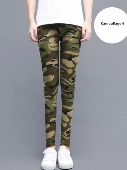 Stylish Camouflage Push-Up Fitness Leggings