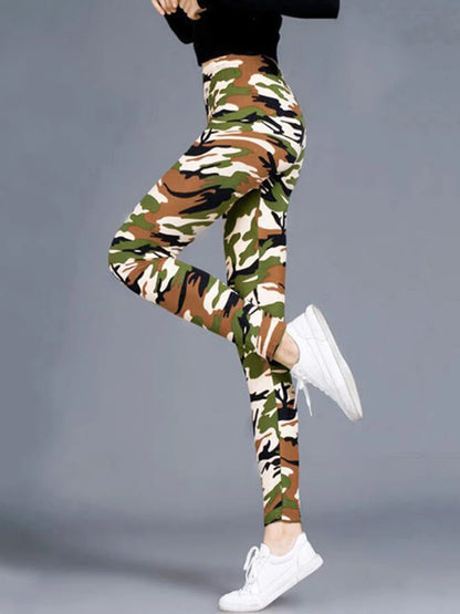 Stylish Camouflage Push-Up Fitness Leggings