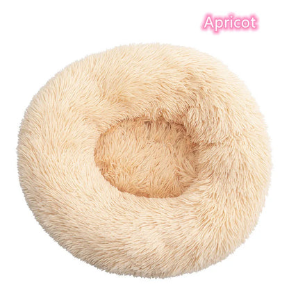 Plush Donut Cat Bed - Ultimate Comfort