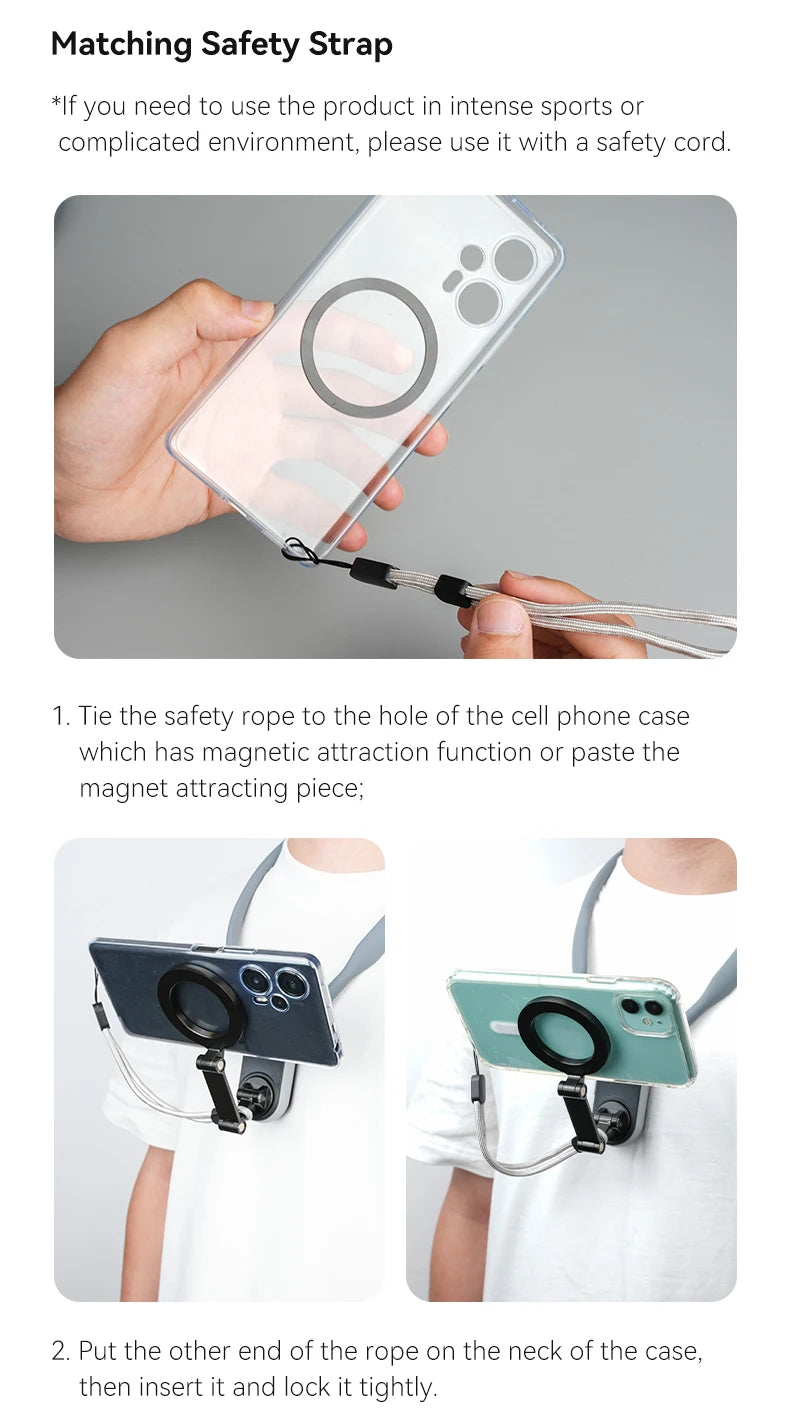 Magnetic Neck Mount for Smartphones