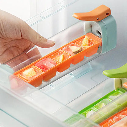 Easy Release Ice Cube Tray with Lid