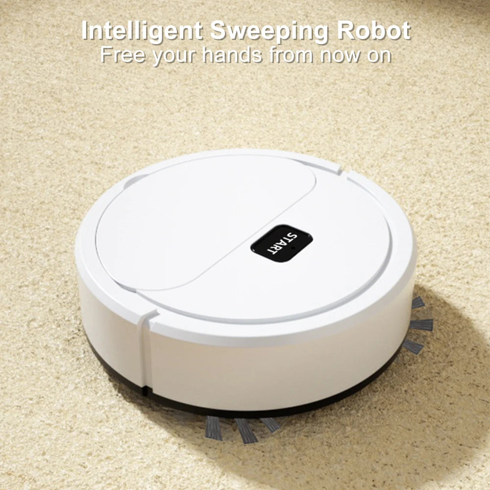 3-in-1 Mini Robotic Vacuum Cleaner