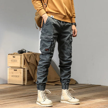 CAAYU Men's Multi-Pocket Tactical Joggers