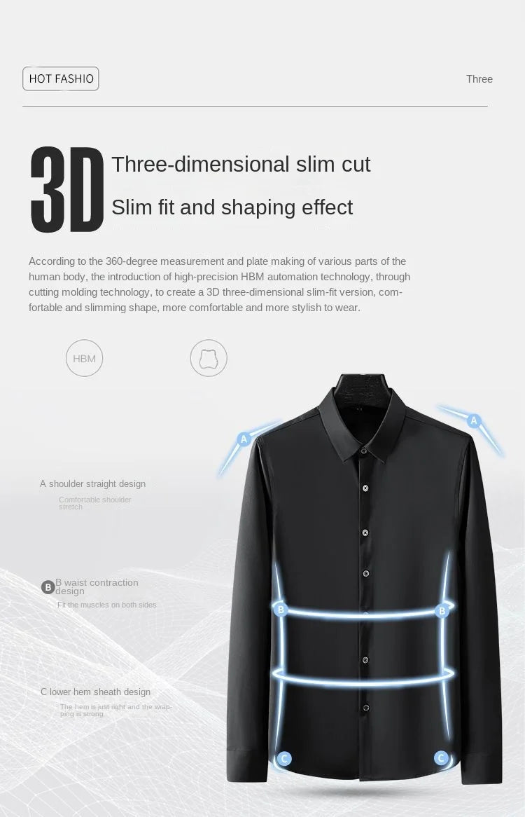 Luxury Non-Iron Wrinkle-Resistant Shirt