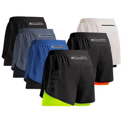 Men's 2-in-1 Quick Dry Training Shorts