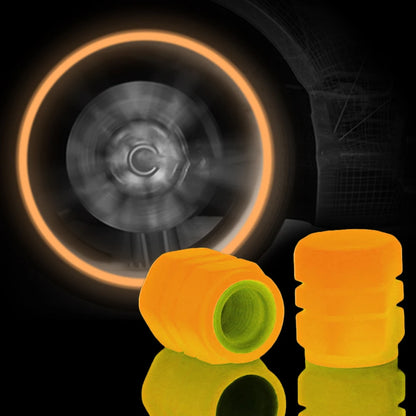 Glow-in-the-Dark Tyre Valve Caps