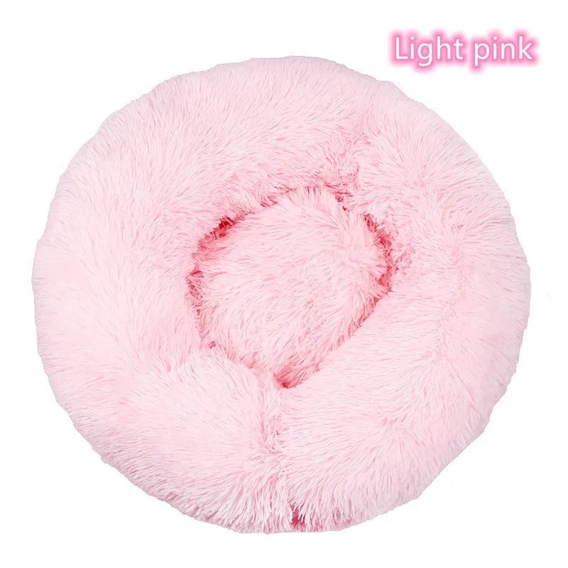 Plush Donut Cat Bed - Ultimate Comfort