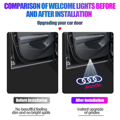 Audi LED Welcome Projector Lights