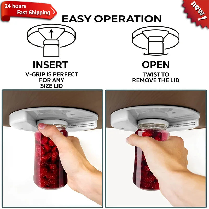 Multifunction Jar Opener and Lid Remover