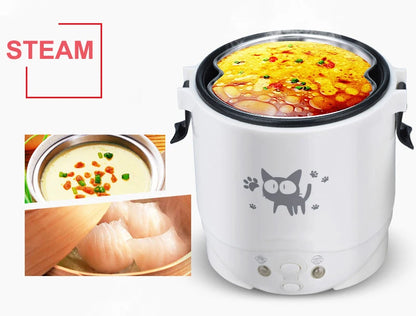 Portable Dual-Use Mini Rice Cooker 12V