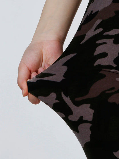 Stylish Camouflage Push-Up Fitness Leggings