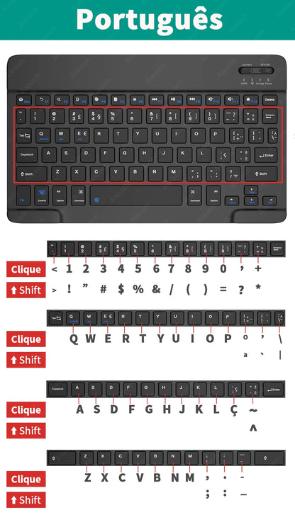 Bluetooth Rainbow Backlit Keyboard and Mouse