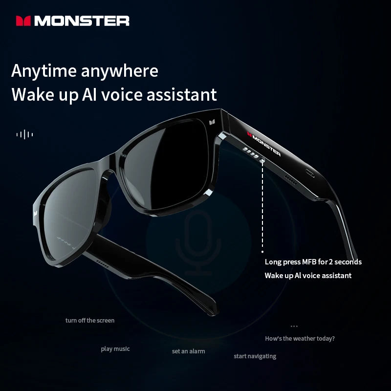 Monster Wireless Bluetooth Smart Sport Sunglasses