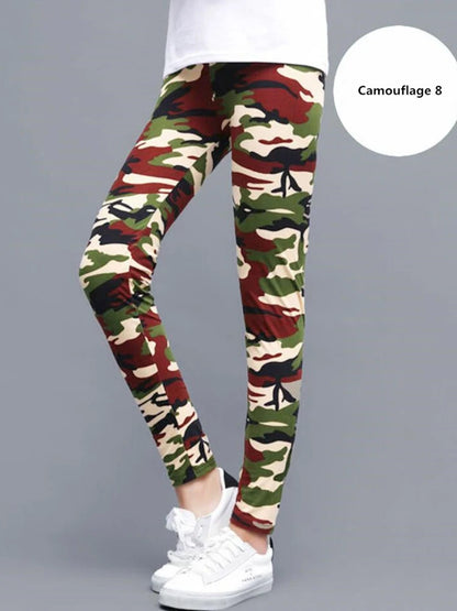 Stylish Camouflage Push-Up Fitness Leggings