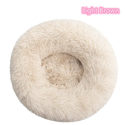 Plush Donut Cat Bed - Ultimate Comfort