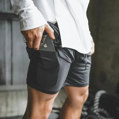 Men's 2-in-1 Quick Dry Shorts