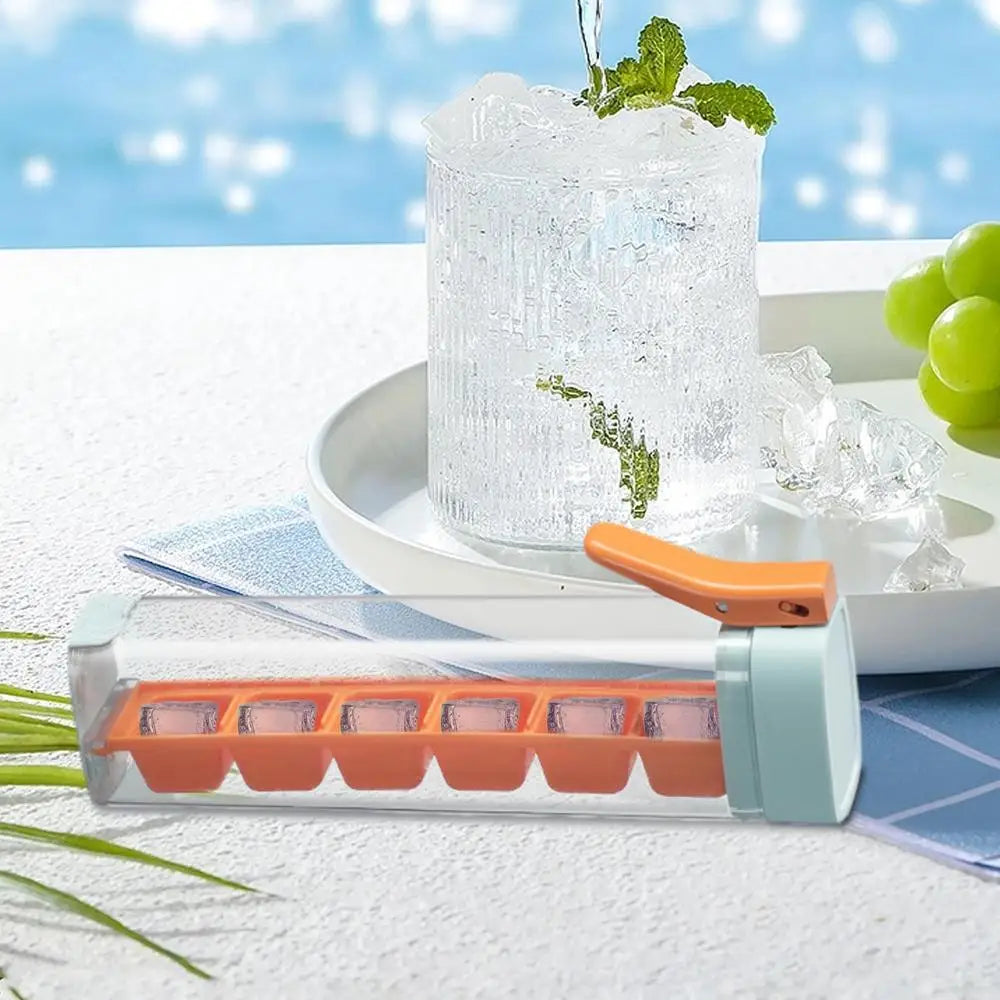 Easy Release Ice Cube Tray with Lid