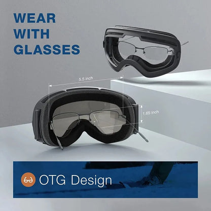 X-TIGER Ski Goggles with UV Protection