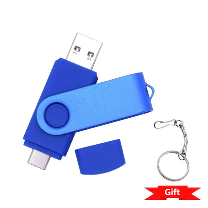 Clé USB rotative 2 en 1 Type-C 