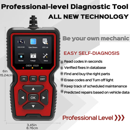 Professional OBD2 Diagnostic Code Reader