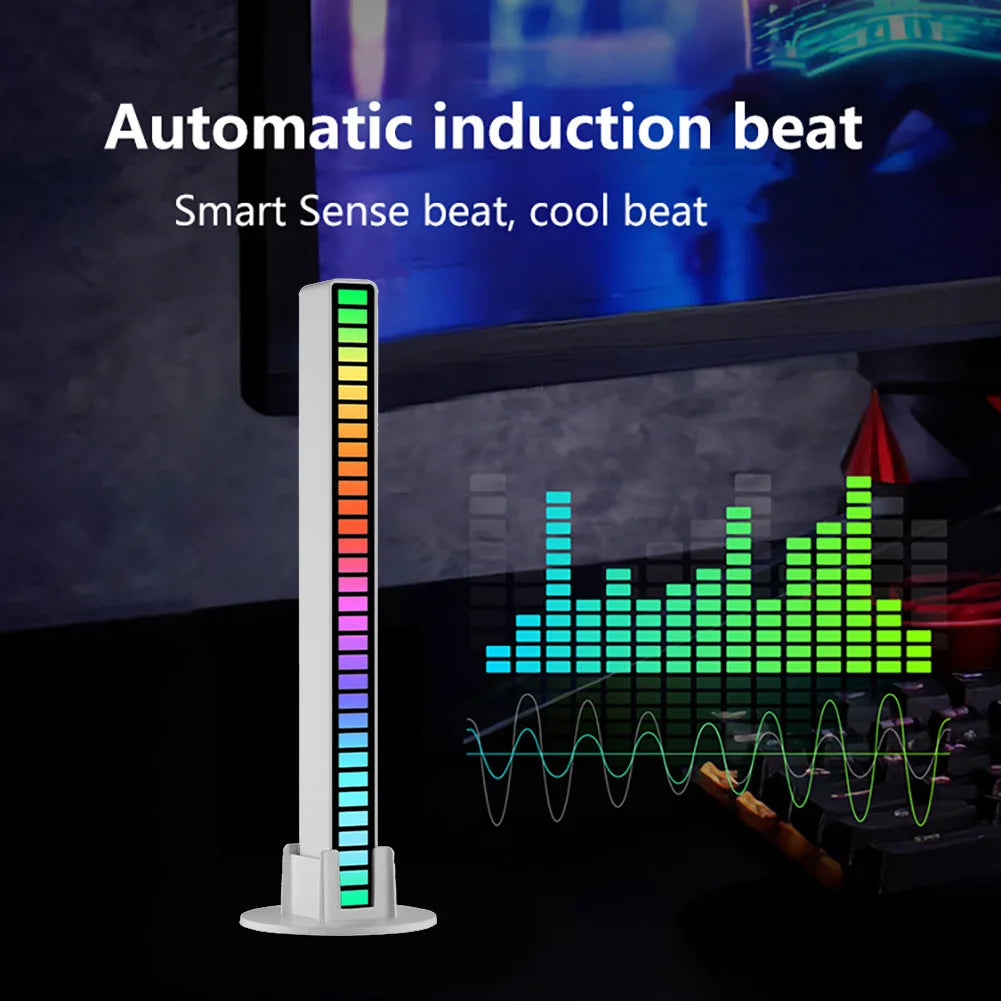 RGB Music-Controlled LED Rhythm Light