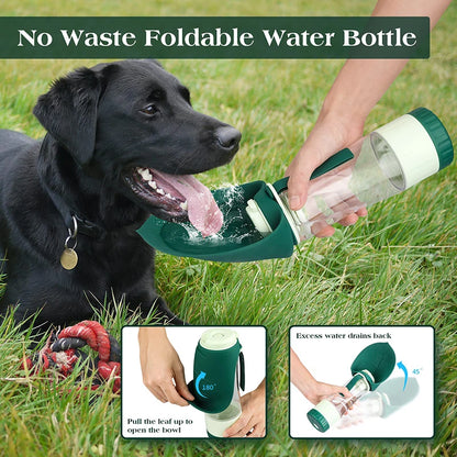 2-in-1 Portable Dog Water Bottle