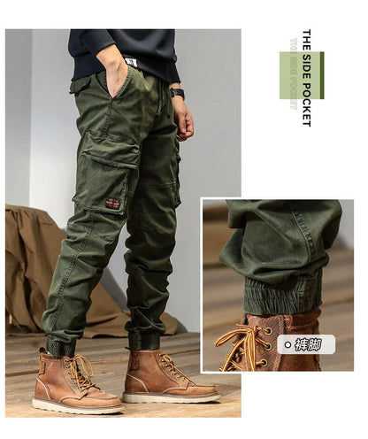 CAAYU Men's Multi-Pocket Tactical Joggers