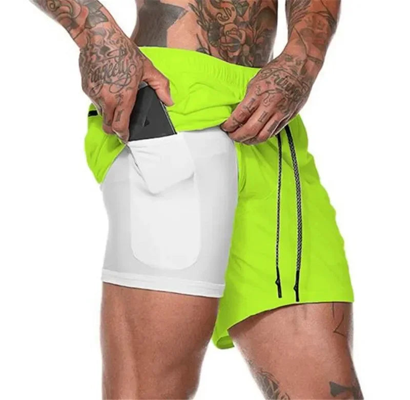 Men's 2-in-1 Quick Dry Shorts