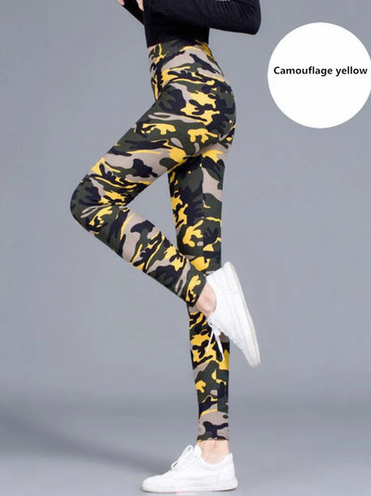 Stylish Camouflage Push-Up Fitness Leggings