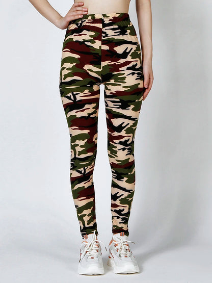 Stylish Camouflage Push-Up Fitness Leggings