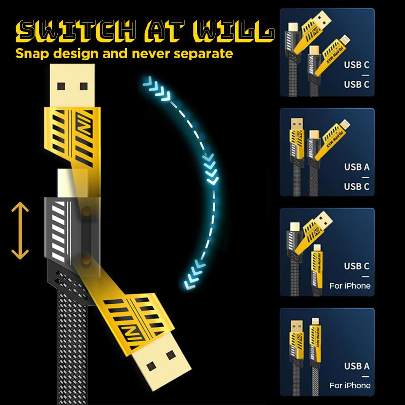 Eaget 4-in-1 Fast Charging Cable