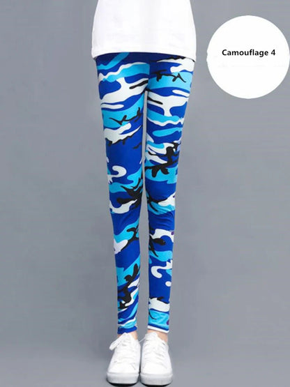 Stylish Camouflage Push-Up Fitness Leggings