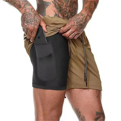 Men's 2-in-1 Quick Dry Shorts