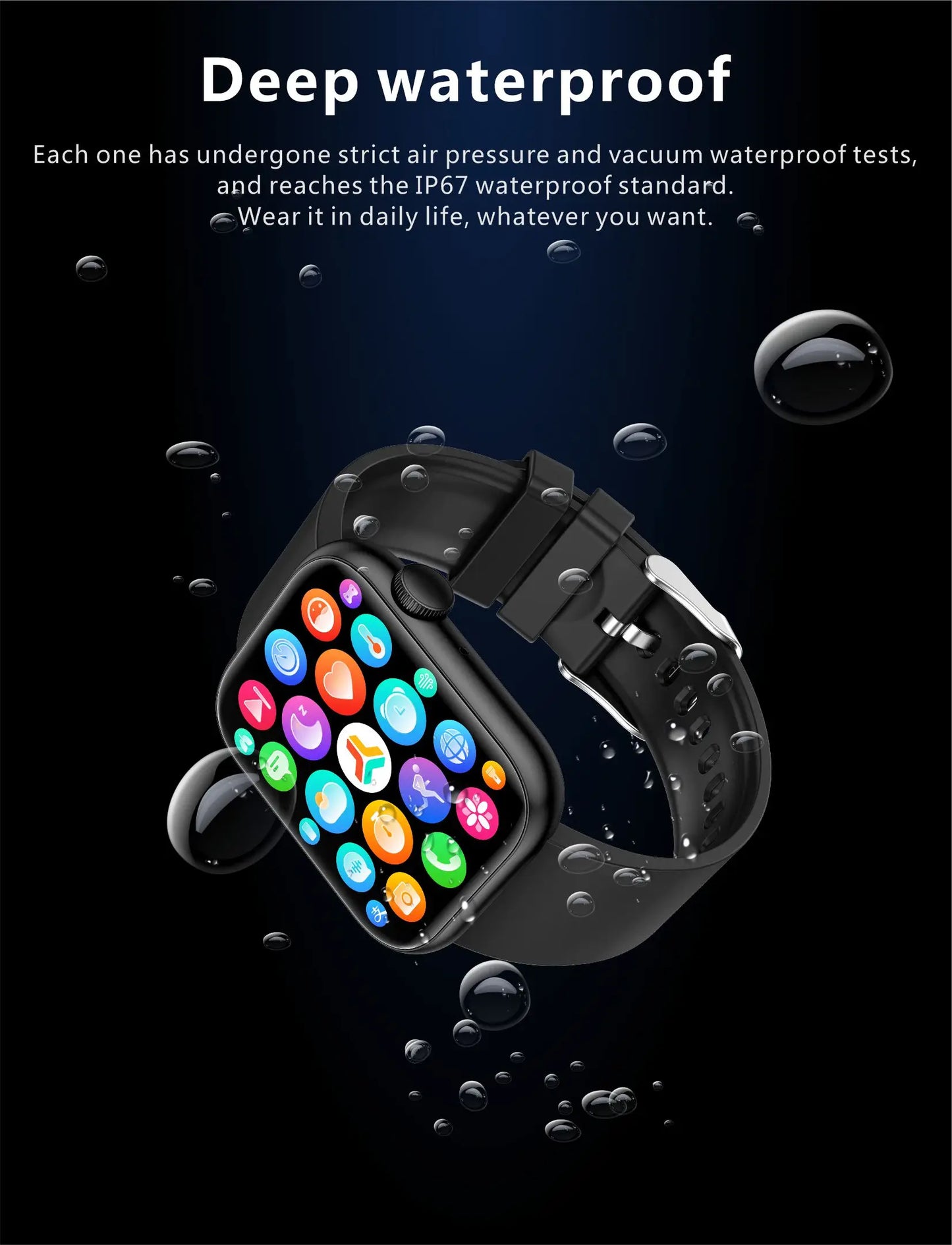 LIGE Smartwatch 2024 with Bluetooth