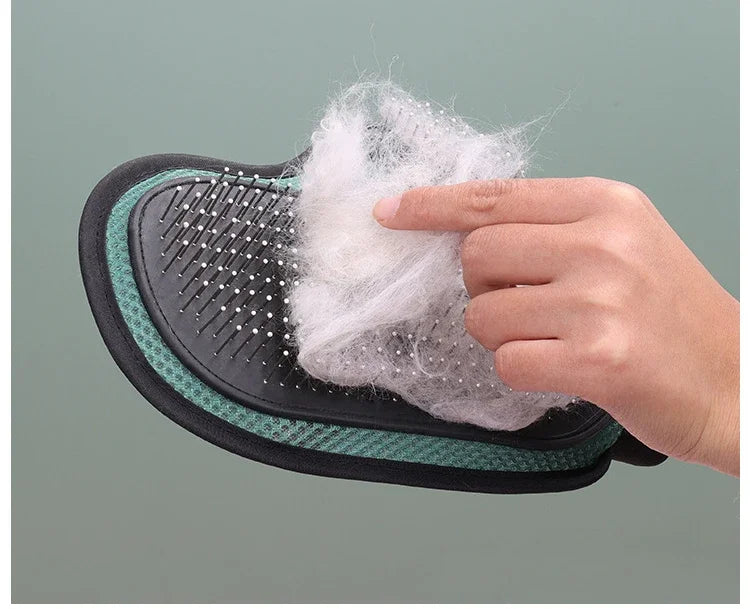 Pet Grooming Glove for Cats & Dogs