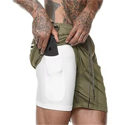 Men's 2-in-1 Quick Dry Shorts