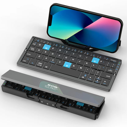 Compact Folding Bluetooth Keyboard