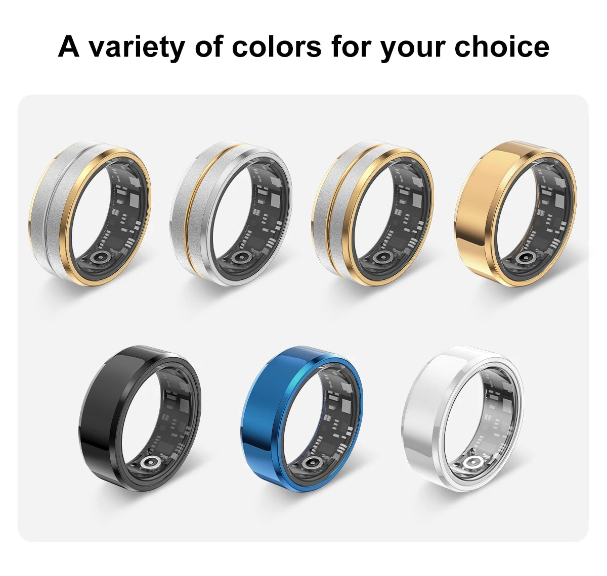 Smart Health Monitoring Waterproof Fitness Ring