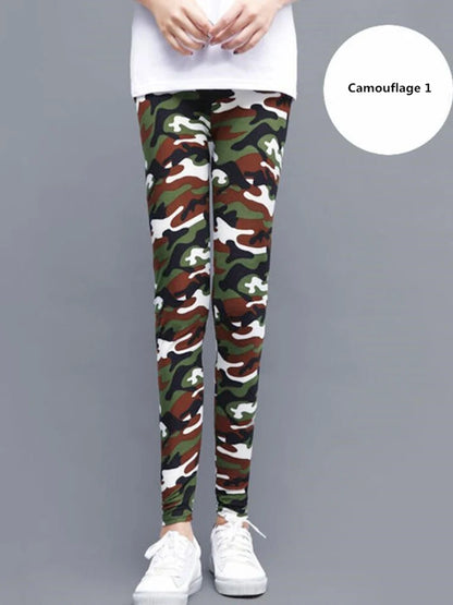 Stylish Camouflage Push-Up Fitness Leggings