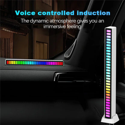 RGB Music-Controlled LED Rhythm Light