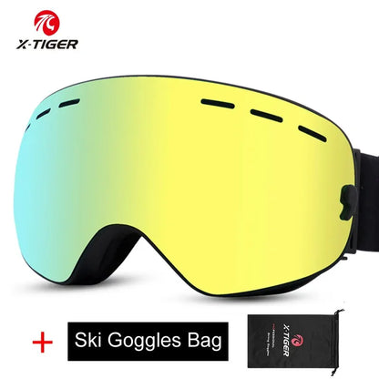 X-TIGER Ski Goggles with UV Protection