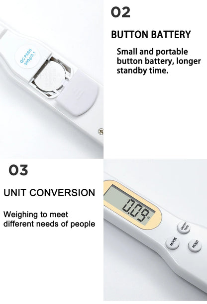 High-Precision LCD Digital Weighing Spoon