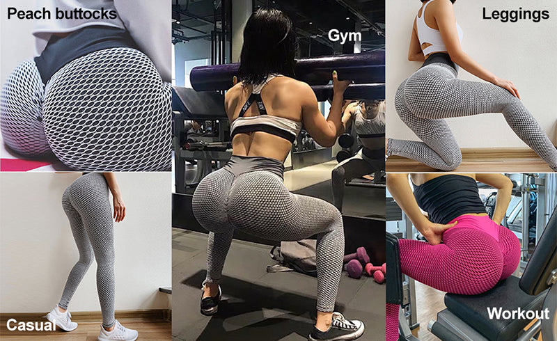 High-Waist Seamless Push-Up Gym Leggings