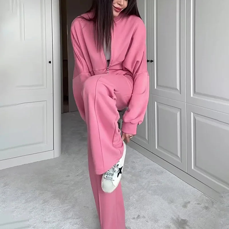 Women’s Tracksuit Set with Pockets