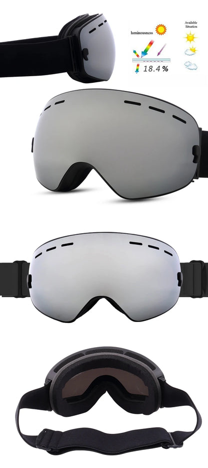 X-TIGER Ski Goggles with UV Protection