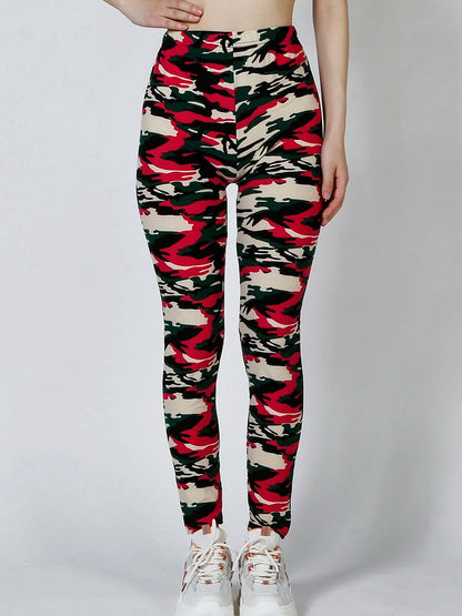 Stylish Camouflage Push-Up Fitness Leggings